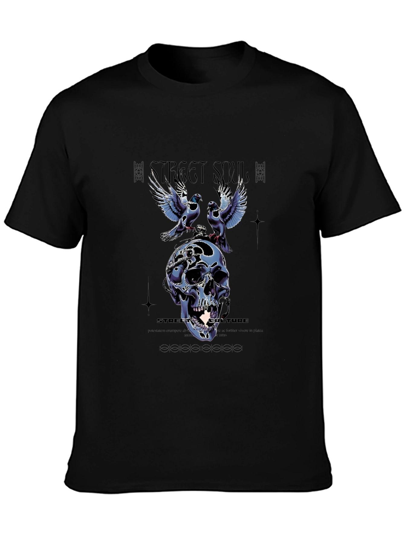 Street Souls Graphic Tee - Skull & Birds