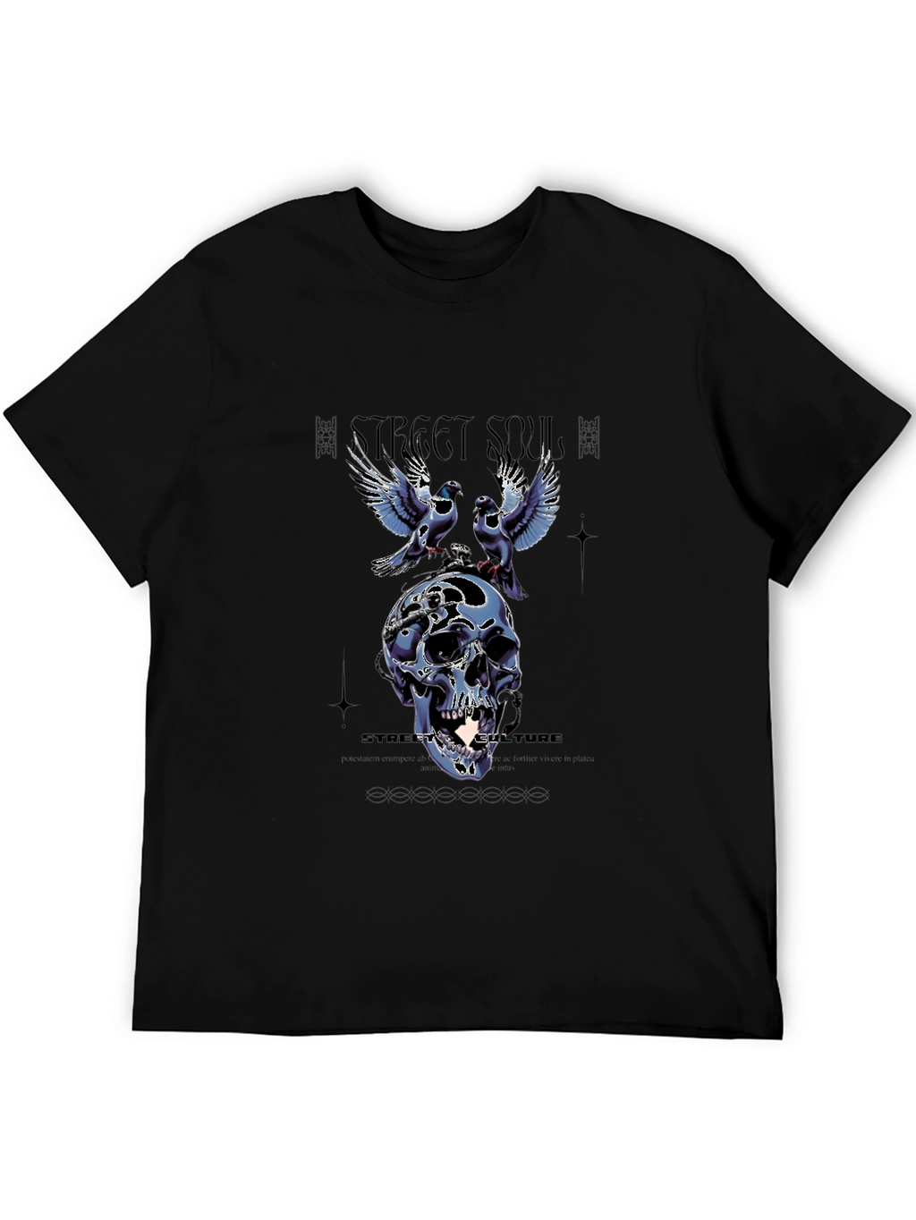 Street Souls Graphic Tee - Skull & Birds