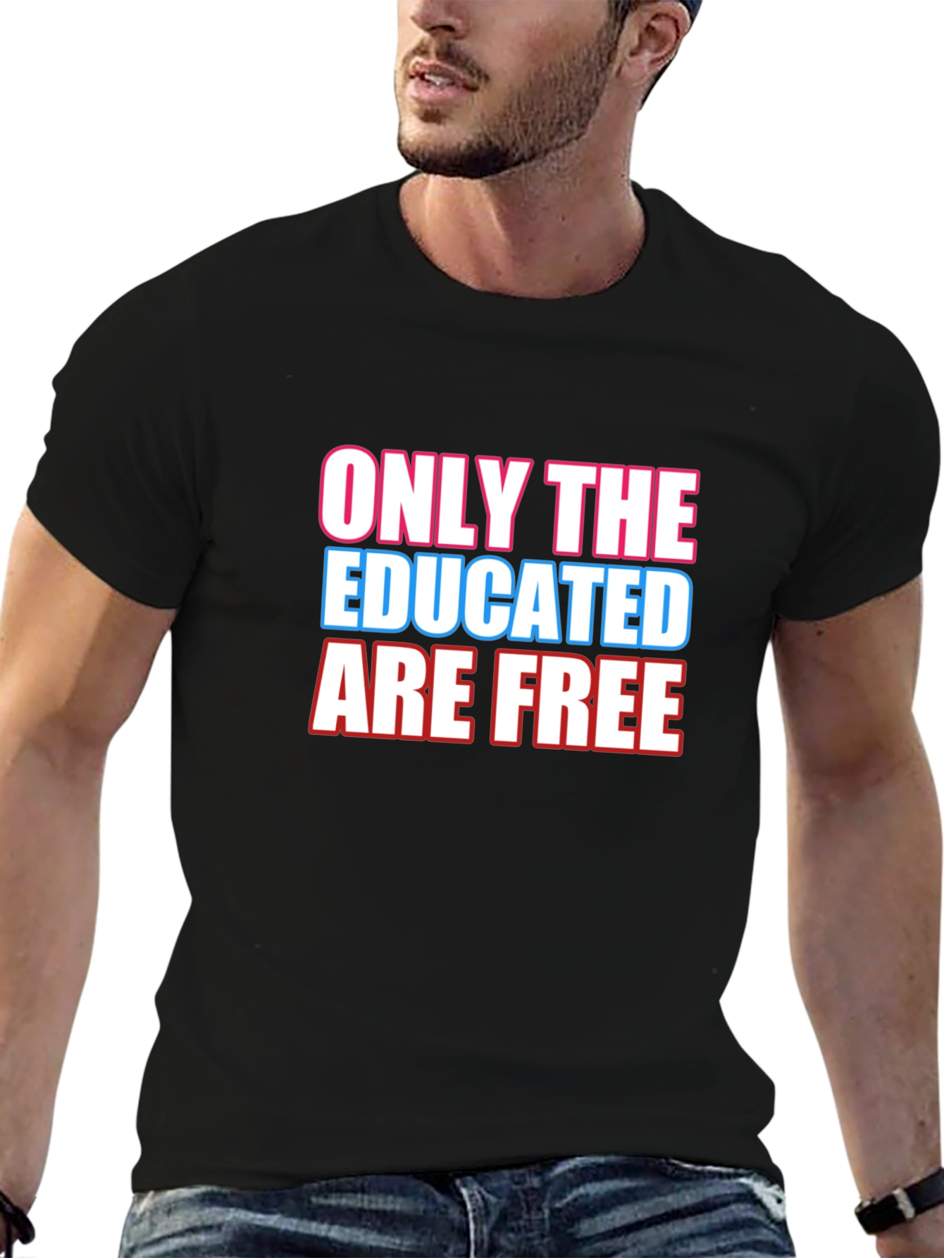Educated Are Free Graphic Tee