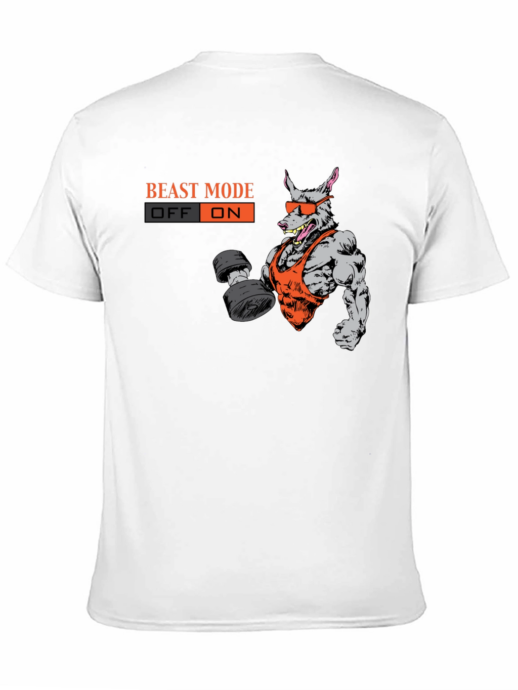 Beast Mode On T-Shirt - Gym Rat Graphic Tee
