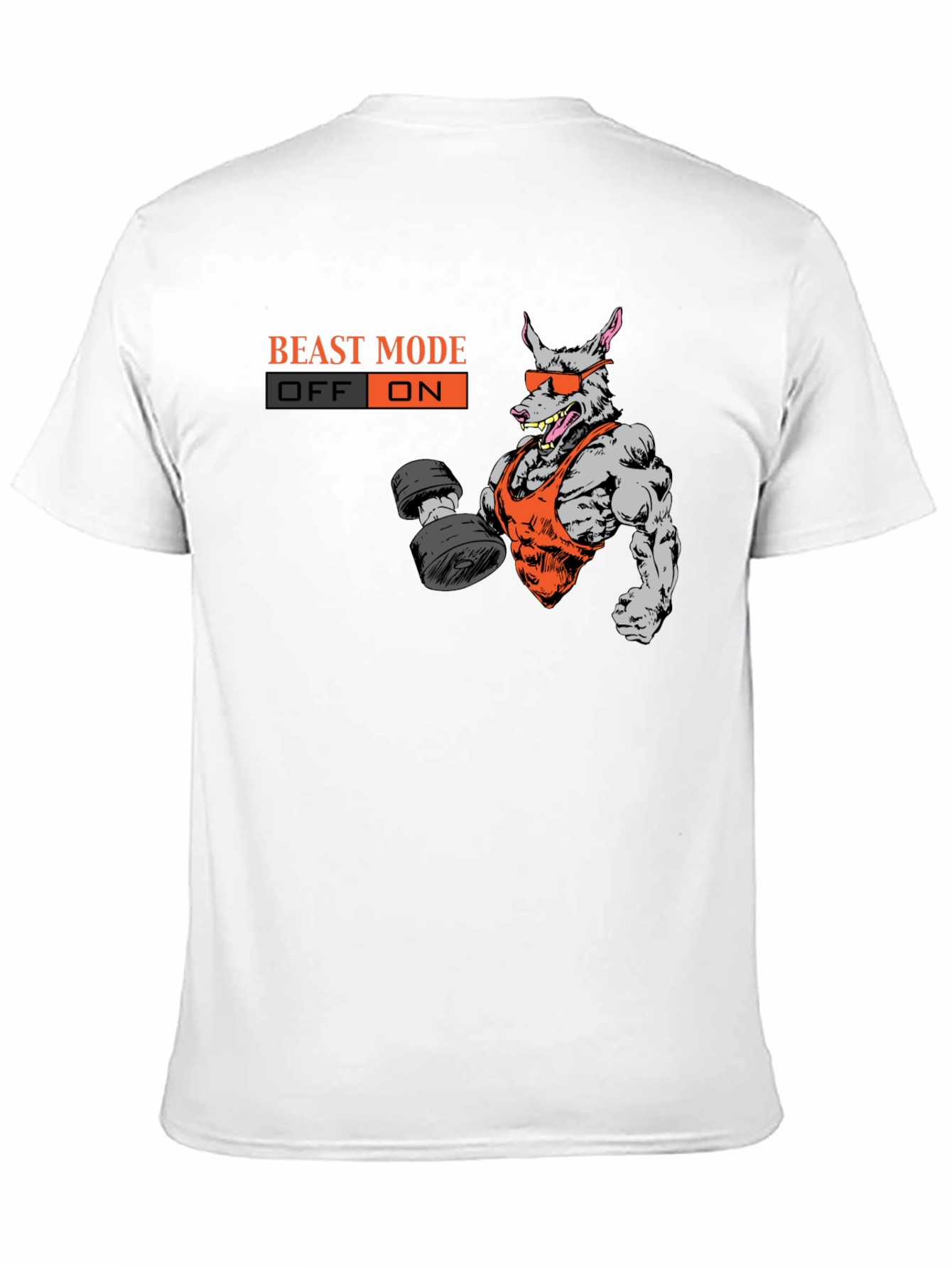 Beast Mode On T-Shirt - Gym Rat Graphic Tee
