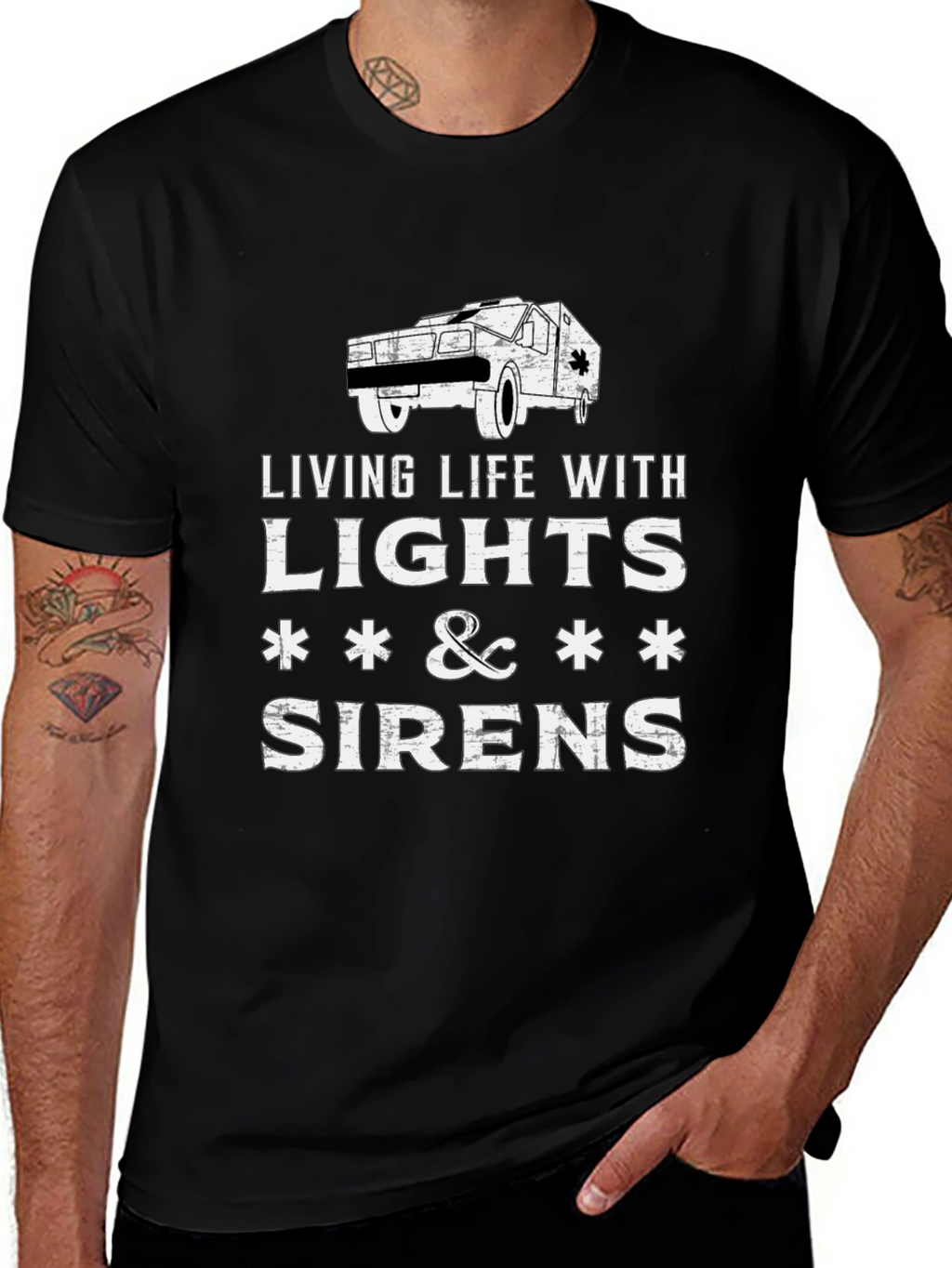 Living Life With Lights & Sirens T-Shirt