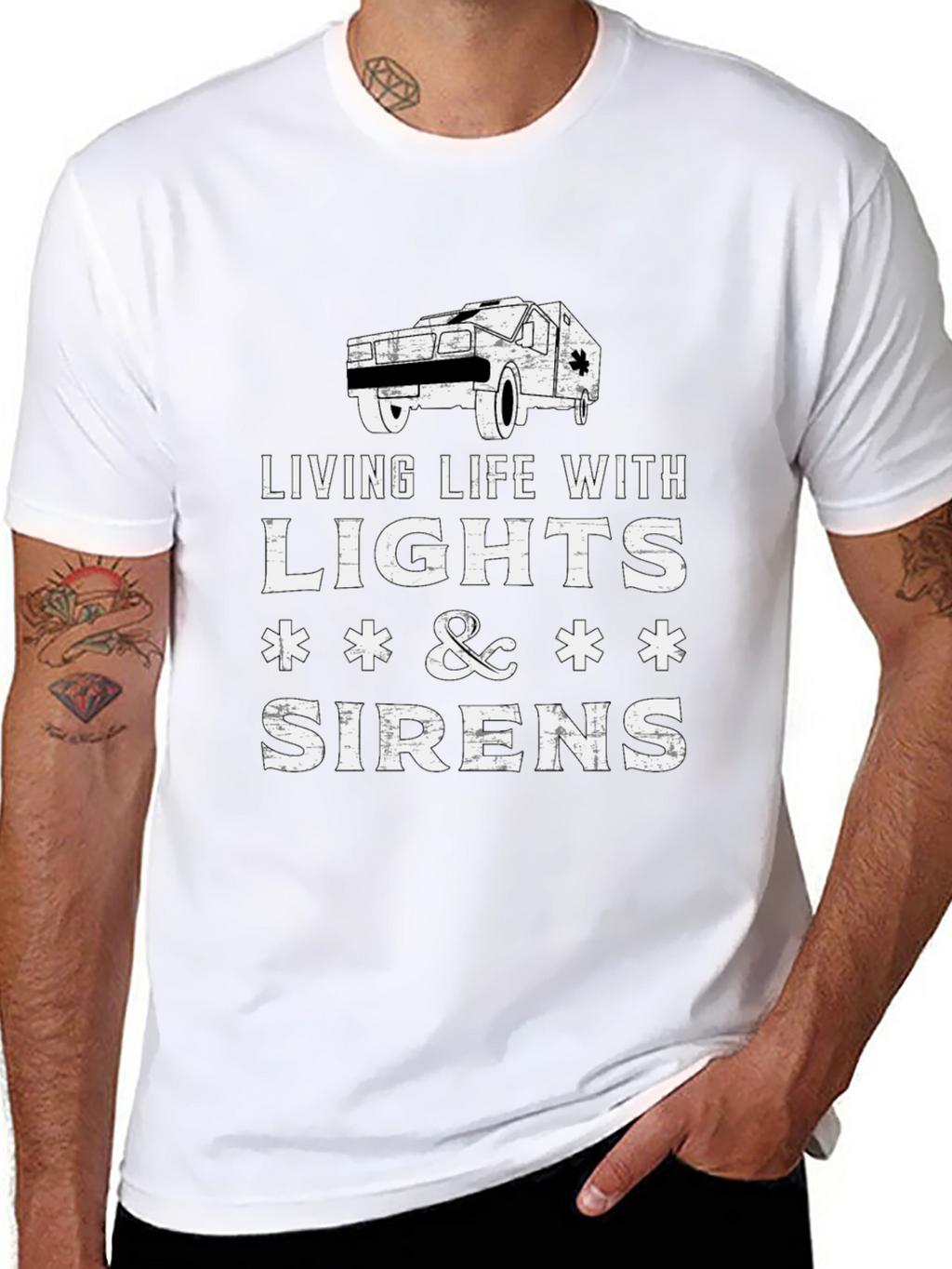 Living Life With Lights & Sirens T-Shirt