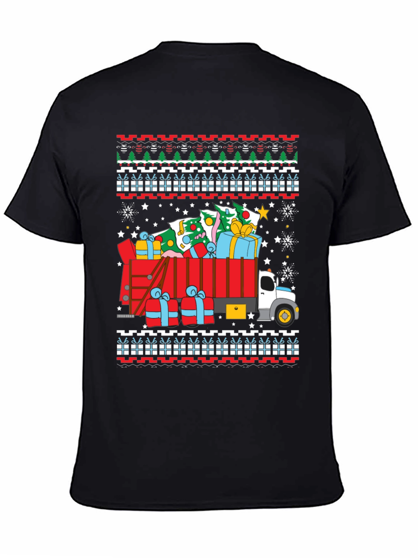 Festive Christmas Truck T-Shirt