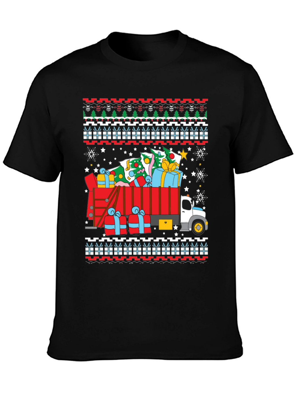 Festive Christmas Truck T-Shirt