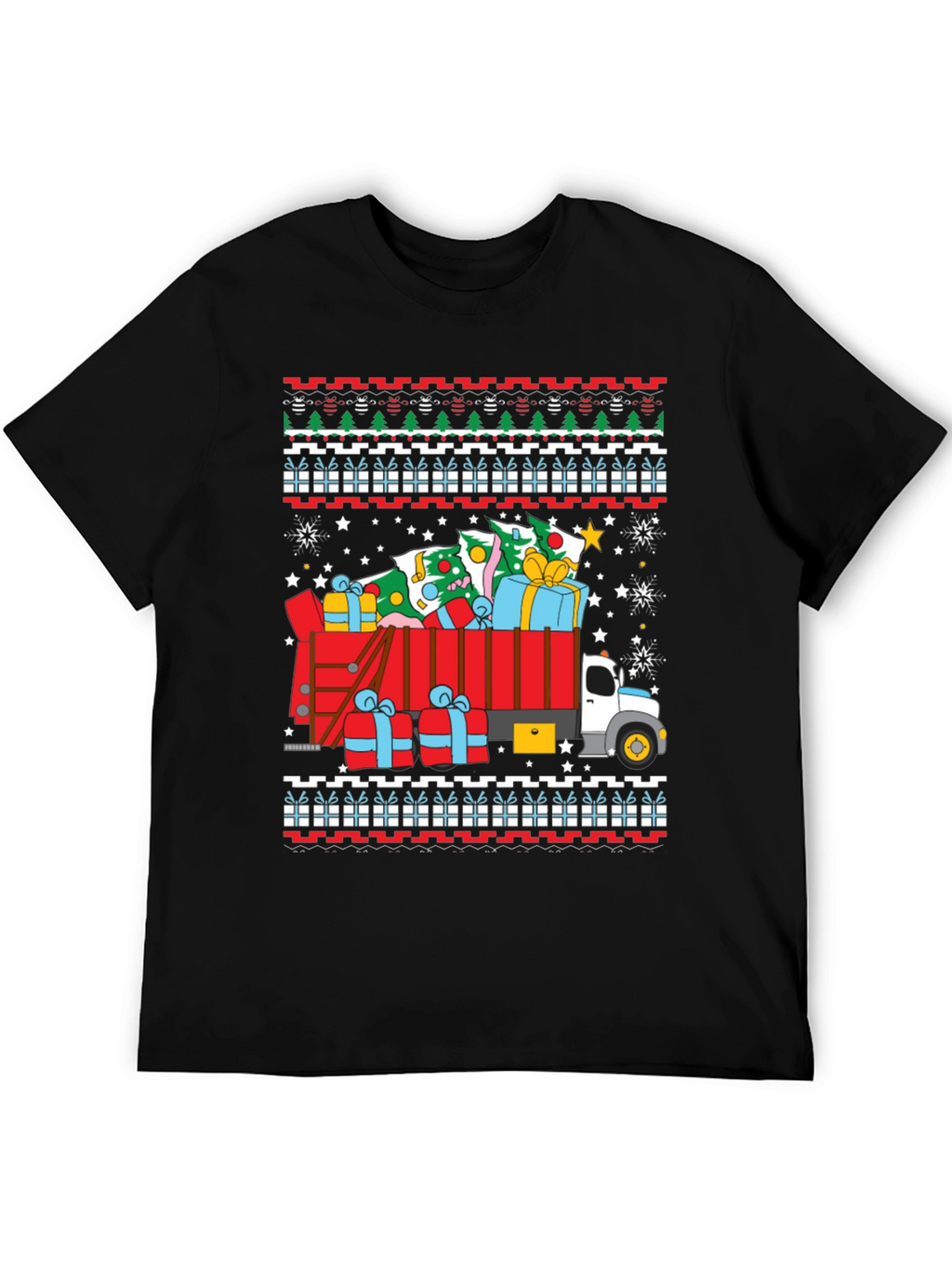 Festive Christmas Truck T-Shirt