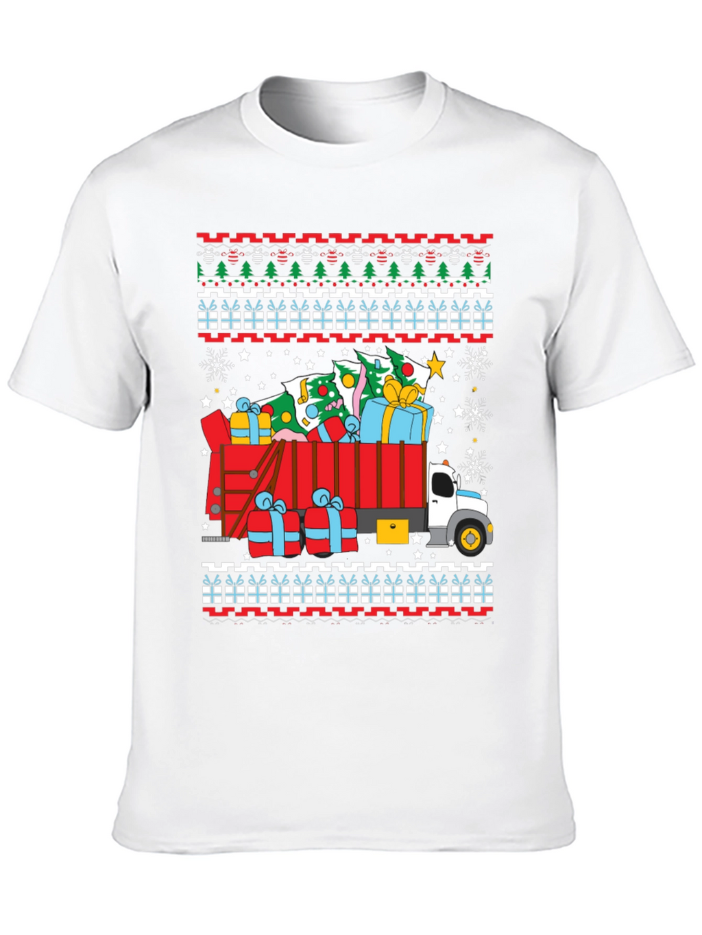Festive Christmas Truck T-Shirt
