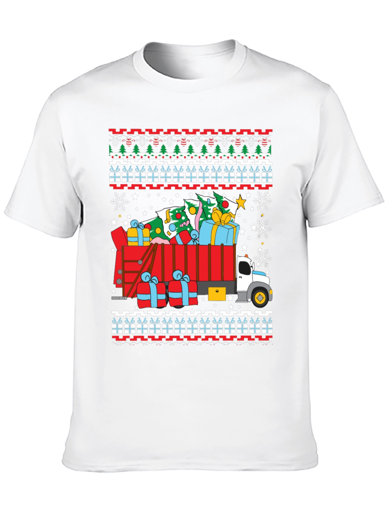 Festive Christmas Truck T-Shirt
