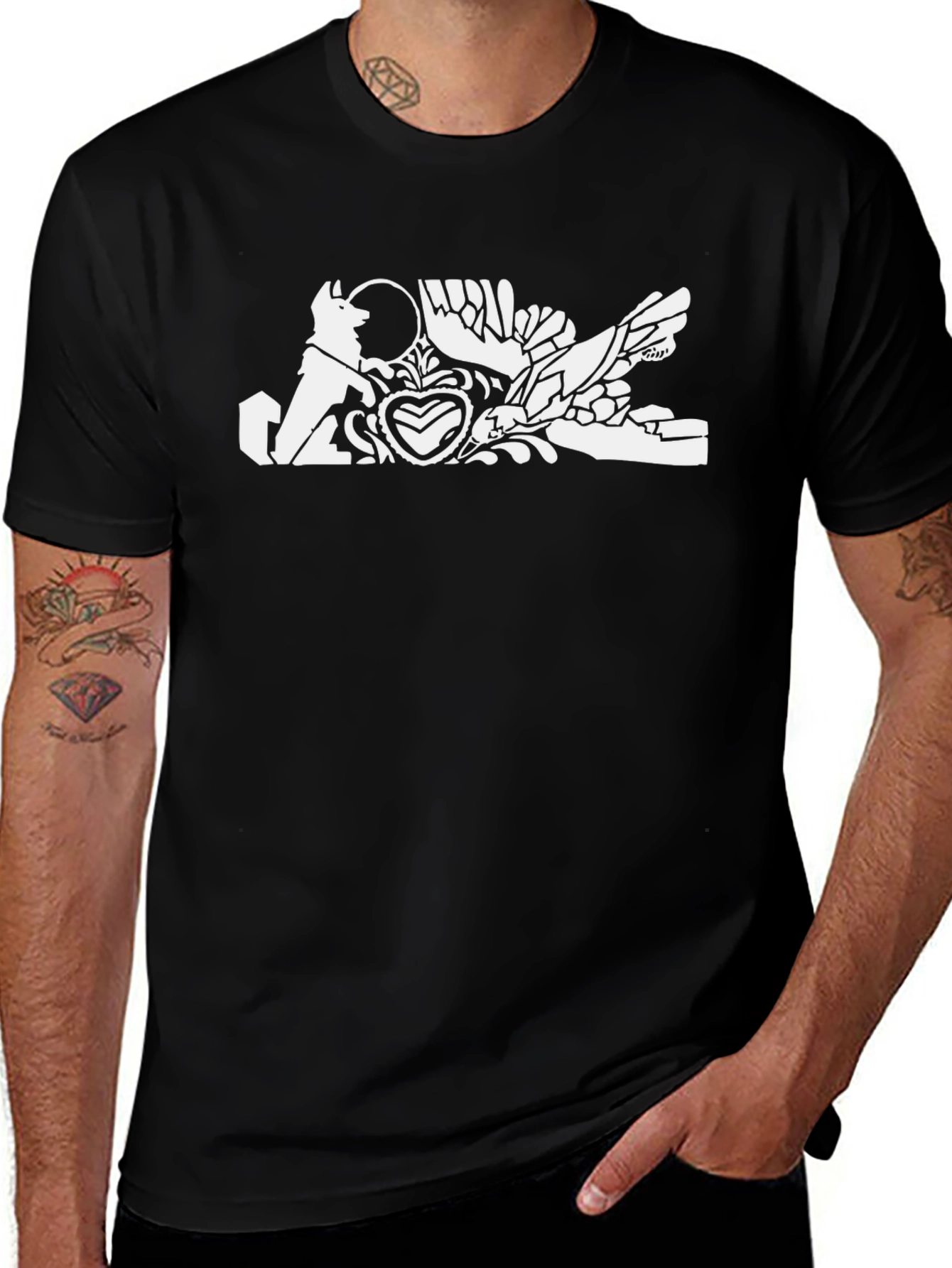Unique Graphic Print T-Shirt
