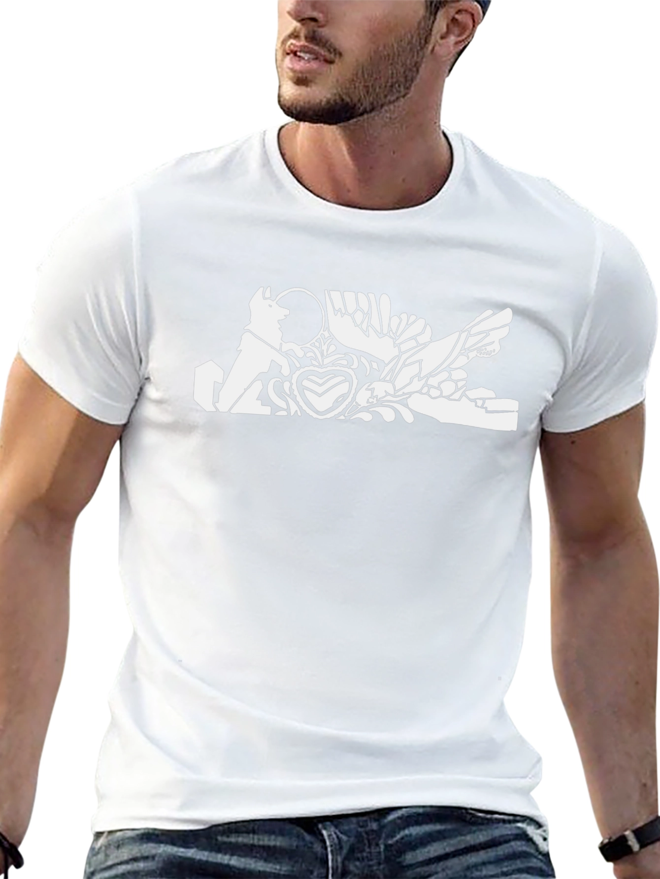 Unique Graphic Print T-Shirt