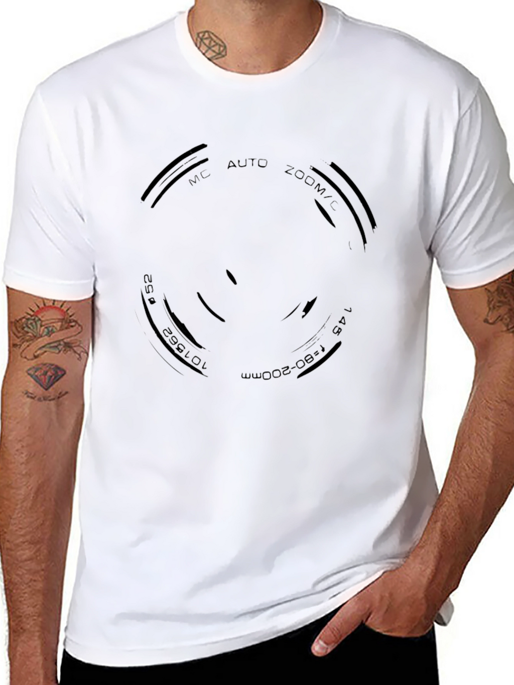 Lens Graphic Tee - Auto Zoom Camera Design