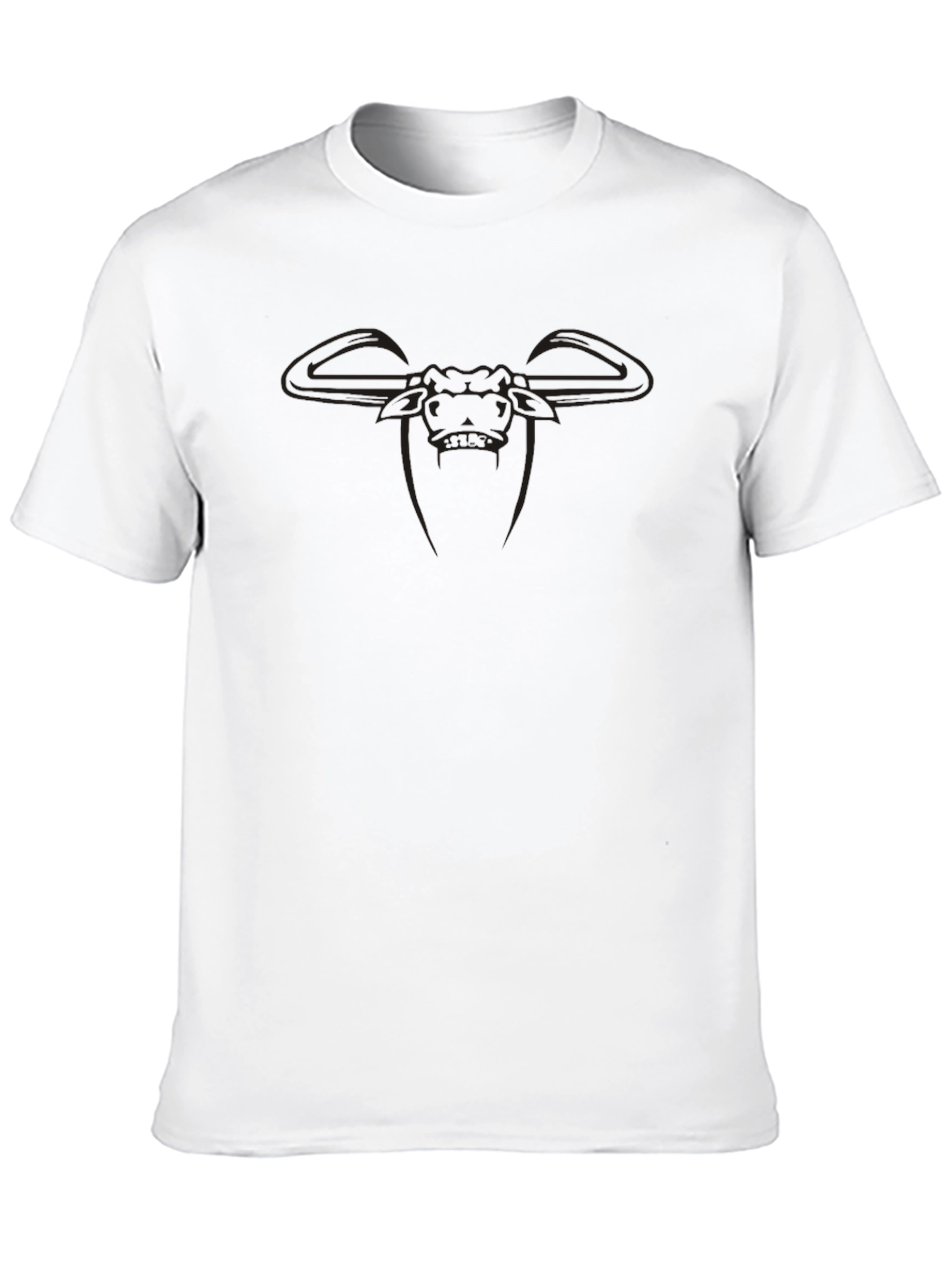 Mens Graphic Tee - Bull Design