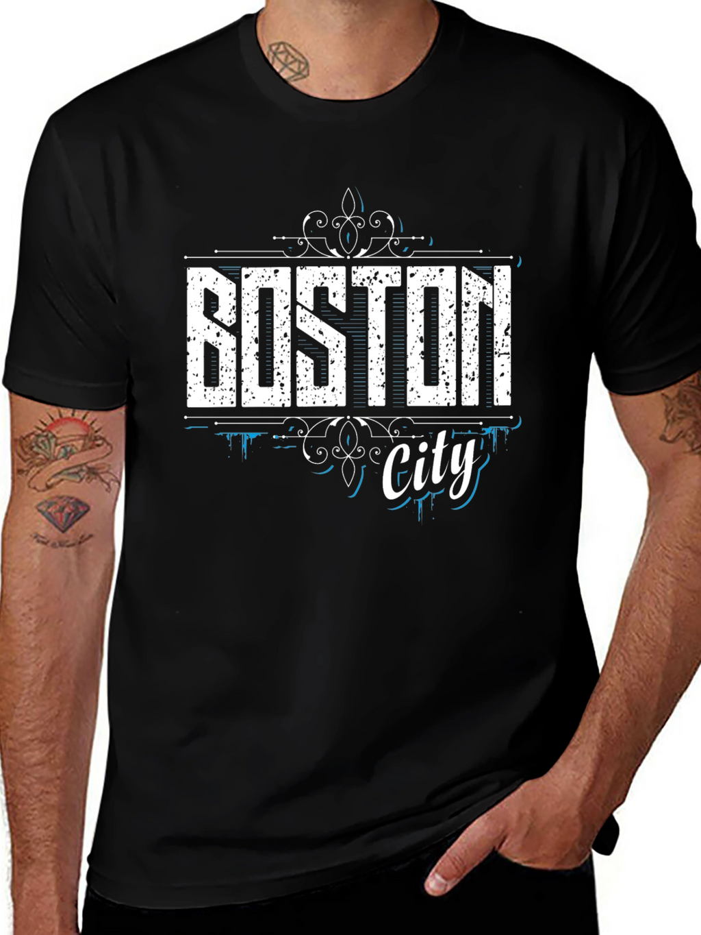 Boston City Graphic T-Shirt