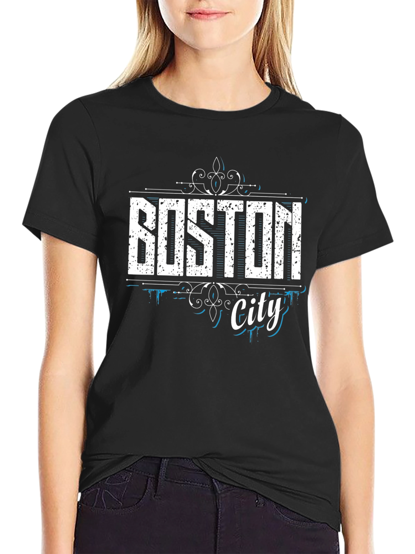 Boston City Graphic T-Shirt