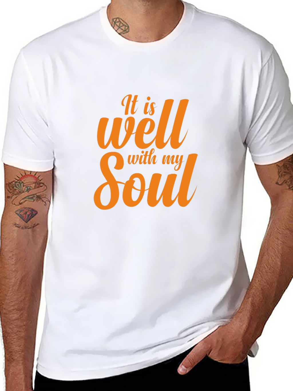 It Is Well With My Soul Black T-Shirt