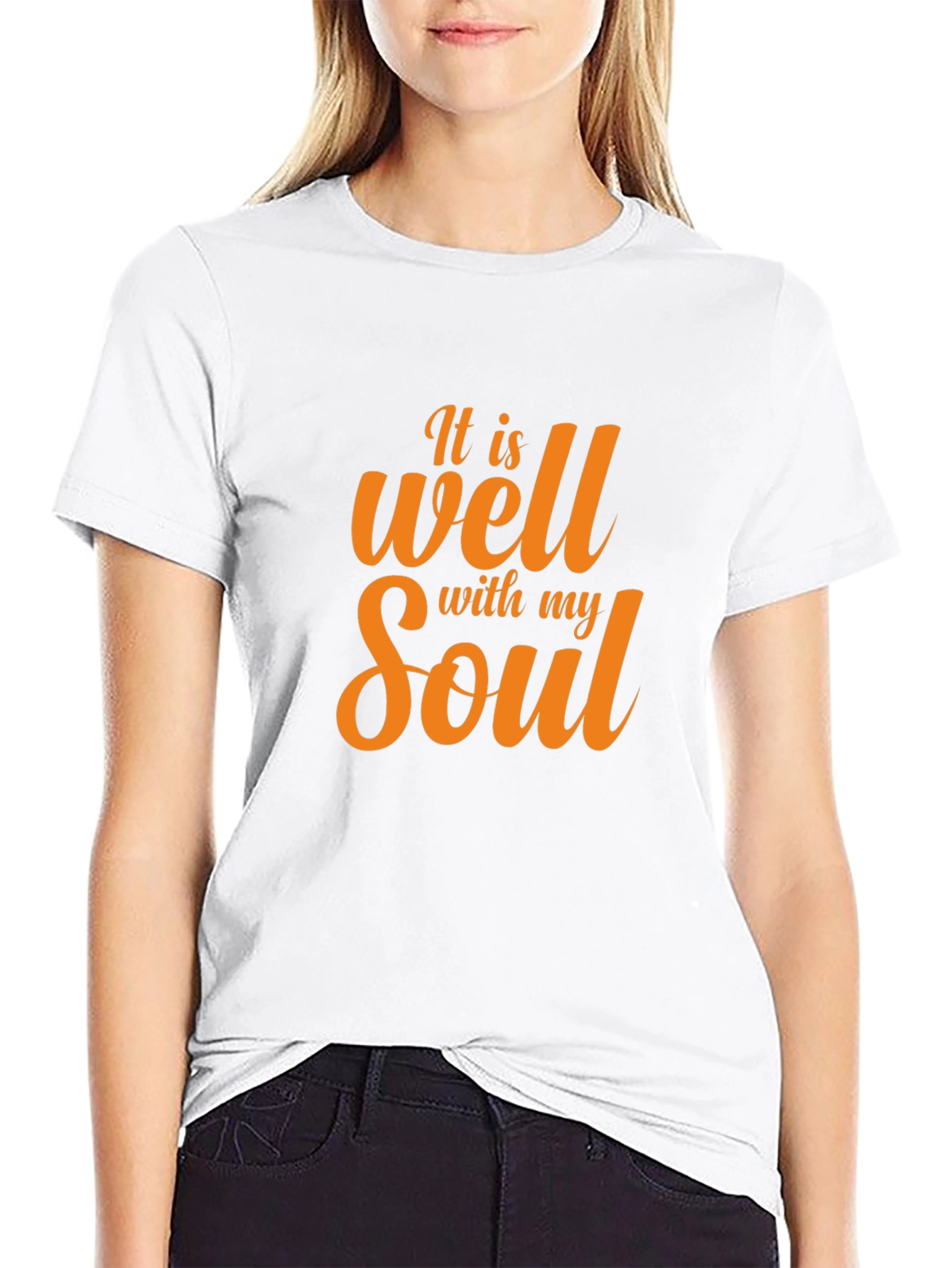 It Is Well With My Soul Black T-Shirt