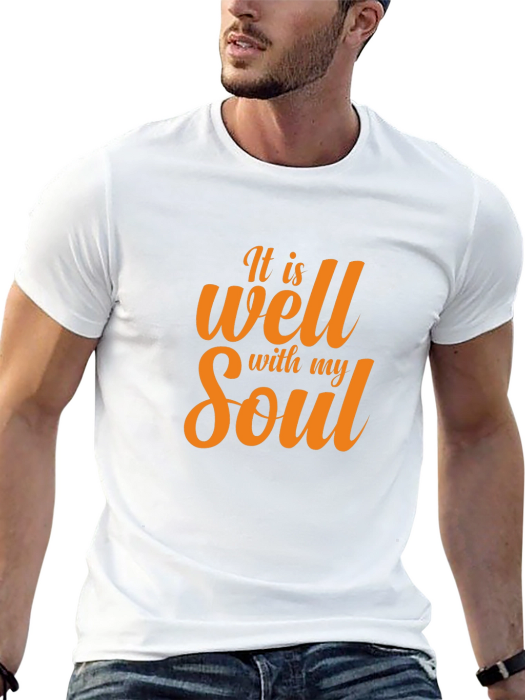 It Is Well With My Soul Black T-Shirt