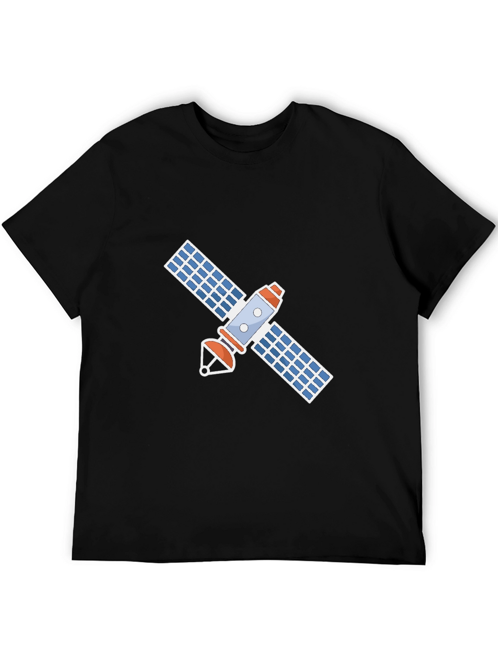 Satellite Graphic T-Shirt - Space Exploration Tee