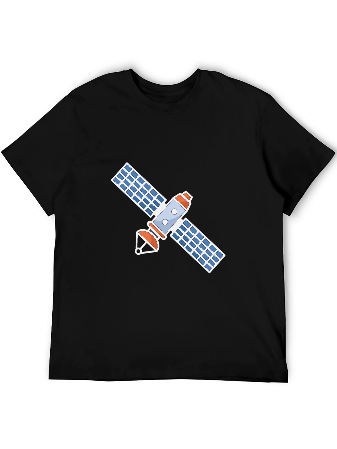 Satellite Graphic T-Shirt - Space Exploration Tee