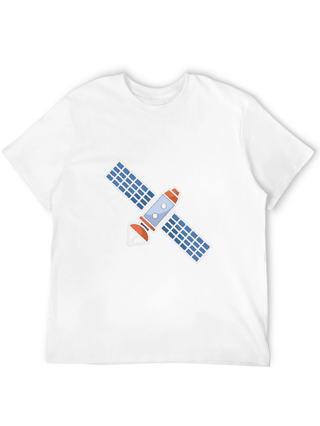 Satellite Graphic T-Shirt - Space Exploration Tee