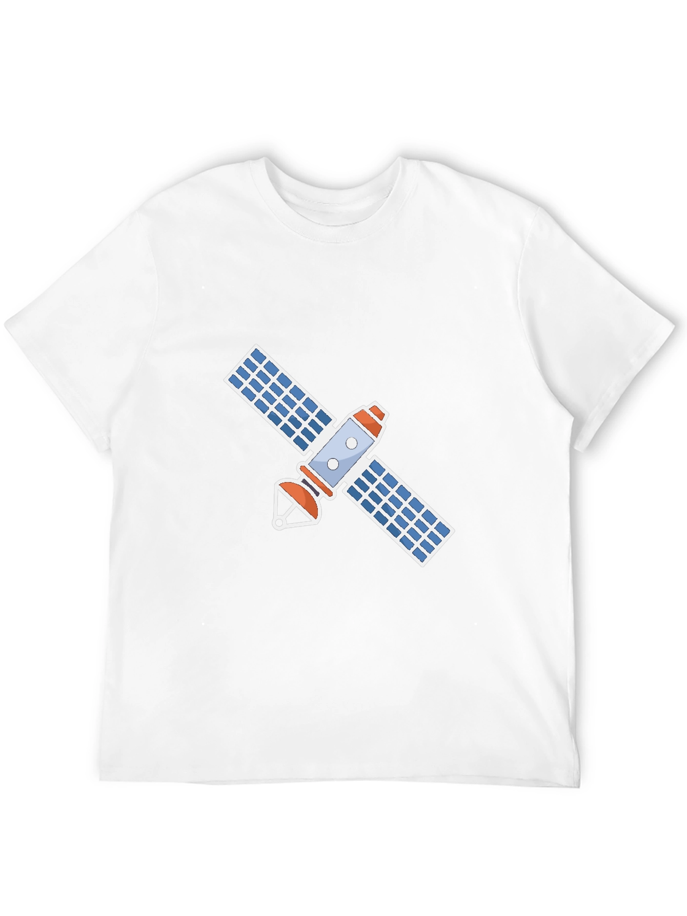 Satellite Graphic T-Shirt - Space Exploration Tee