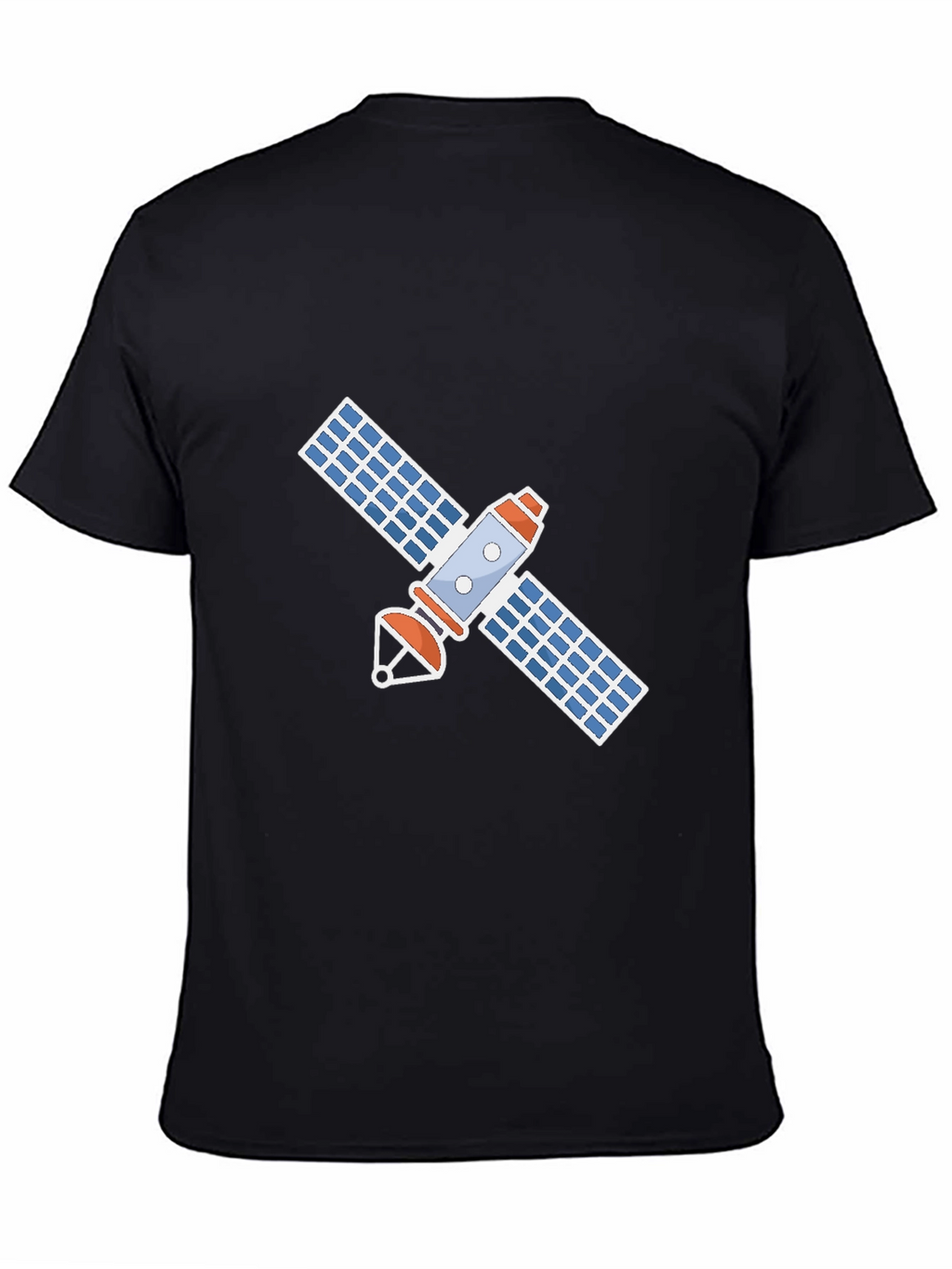 Satellite Graphic T-Shirt - Space Exploration Tee
