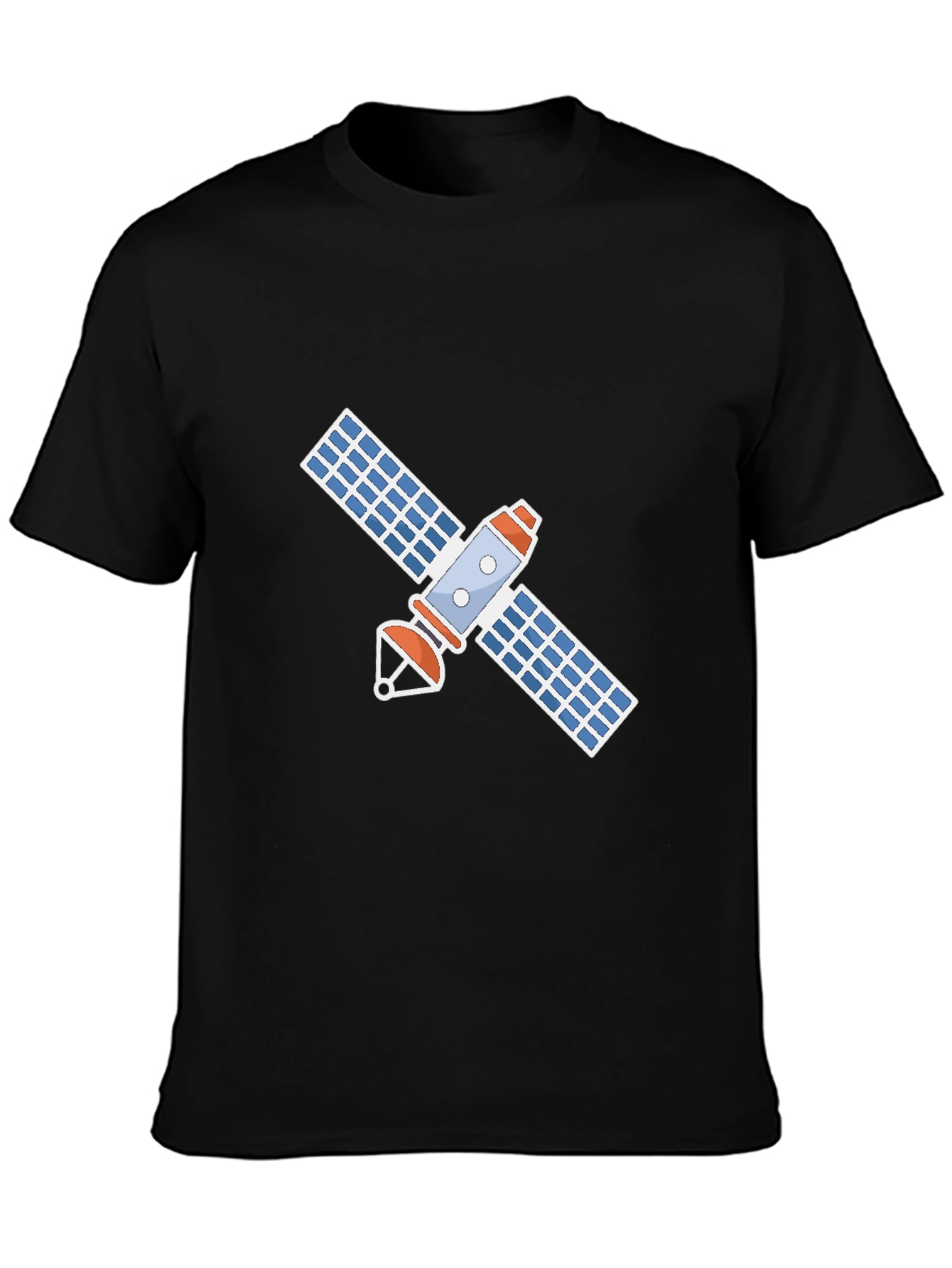 Satellite Graphic T-Shirt - Space Exploration Tee