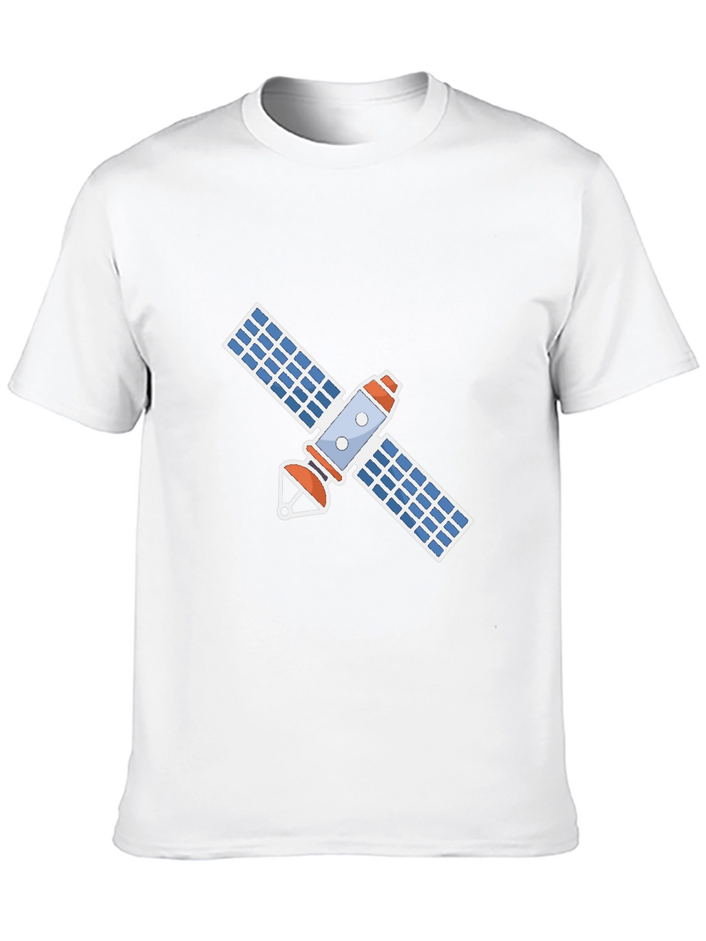 Satellite Graphic T-Shirt - Space Exploration Tee