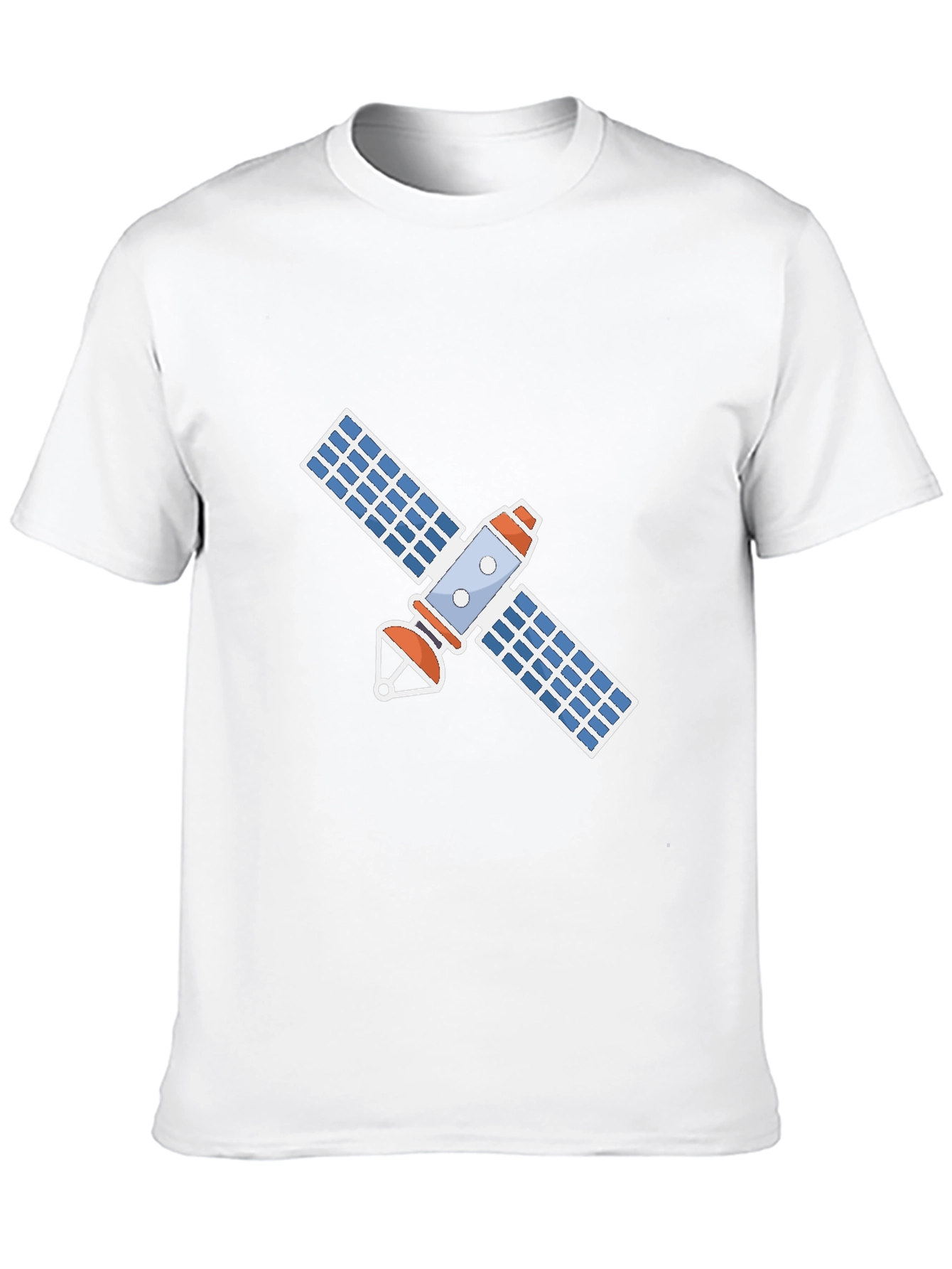 Satellite Graphic T-Shirt - Space Exploration Tee