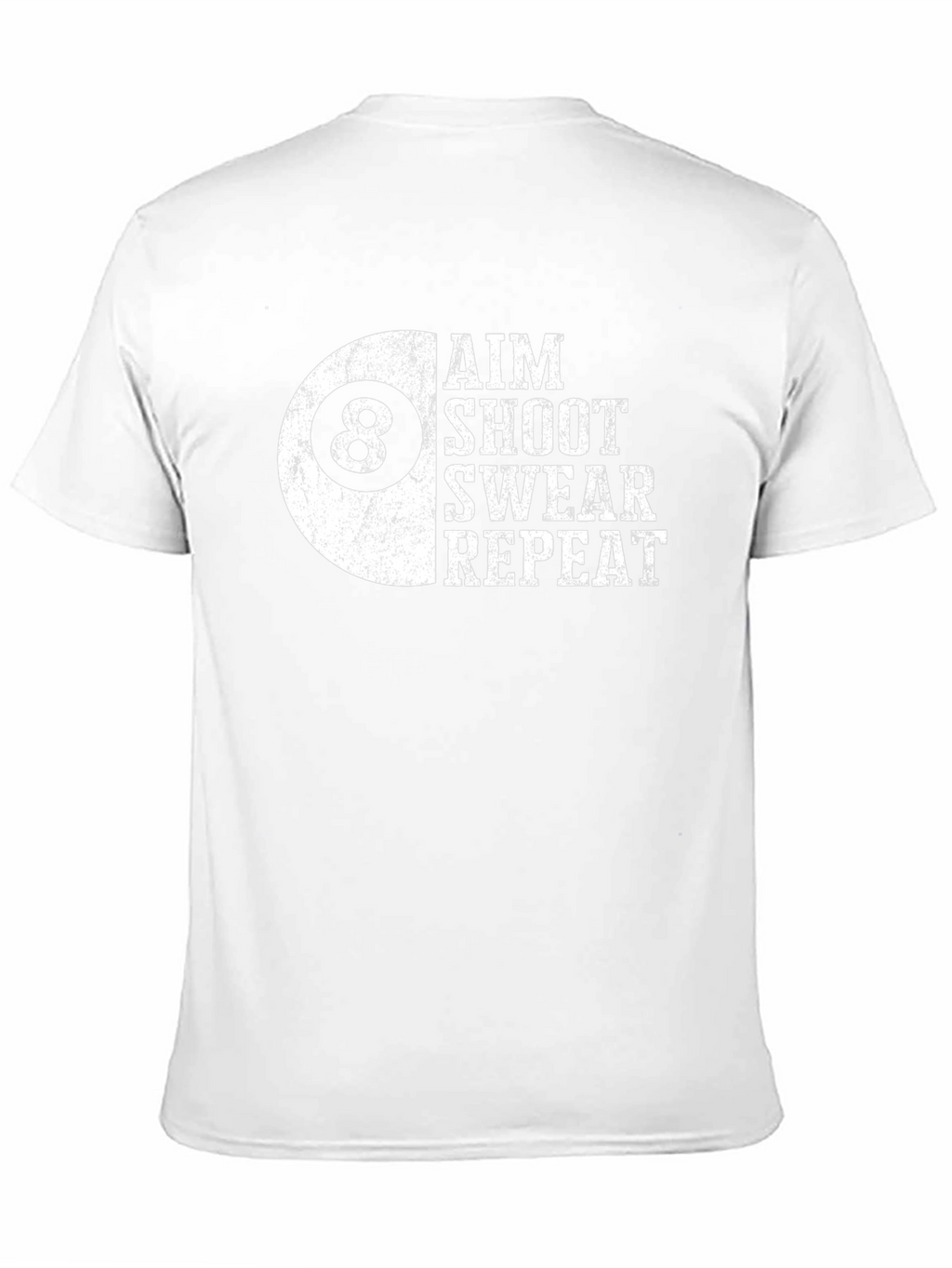 Aim Shoot Swear Repeat Billiards T-Shirt