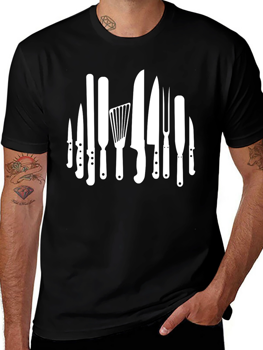 Chefs Tool Tee - Culinary Kitchen Utensil Graphic T-Shirt