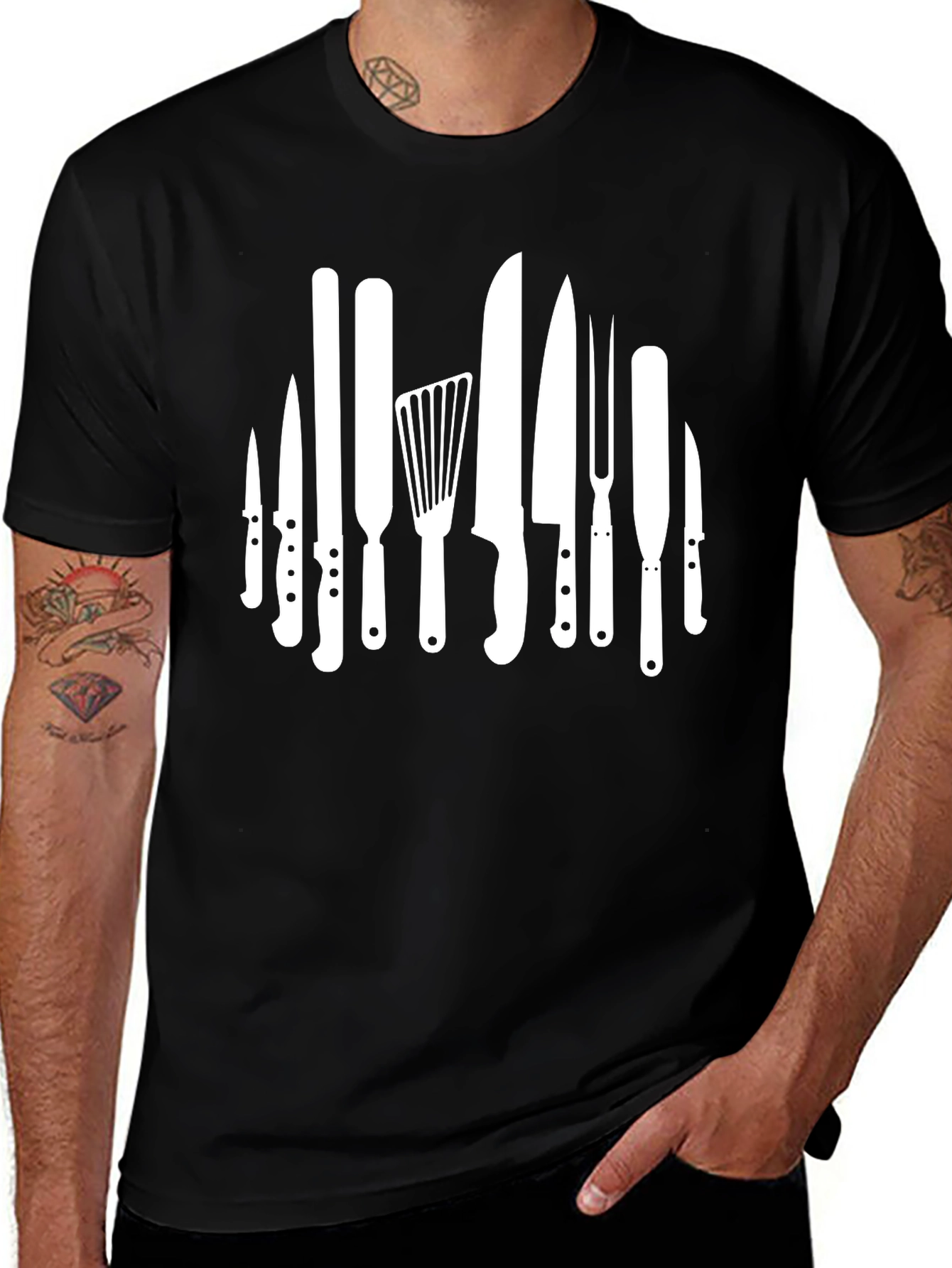Chefs Tool Tee - Culinary Kitchen Utensil Graphic T-Shirt
