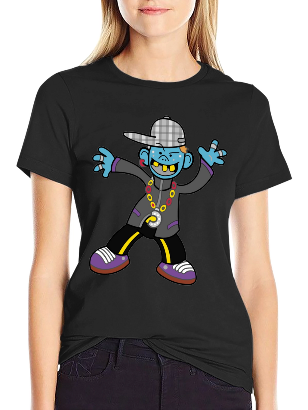 Cartoon Graphic Print Tee