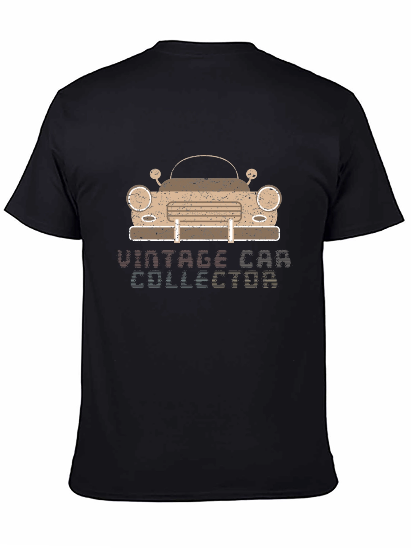 Vintage Car Collector Black T-Shirt