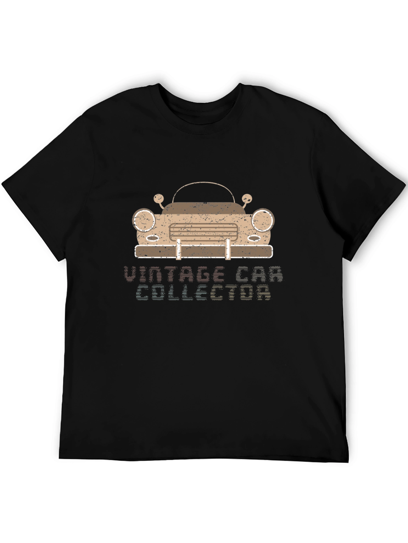 Vintage Car Collector Black T-Shirt