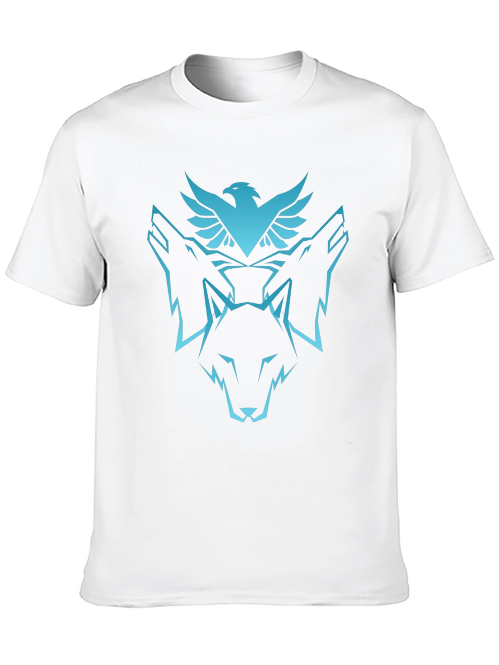 Eagle & Wolf Graphic Black T-Shirt