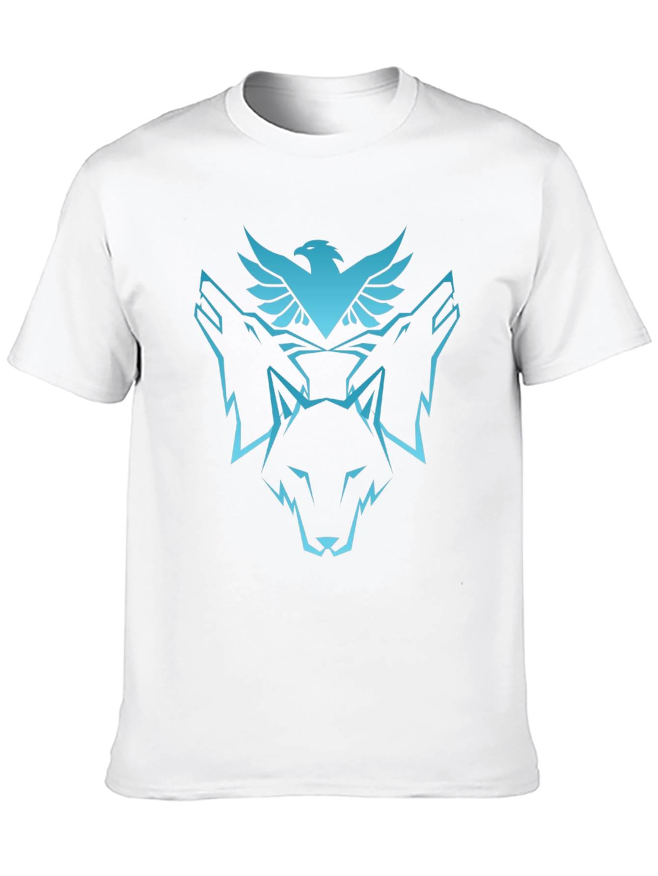 Eagle & Wolf Graphic Black T-Shirt