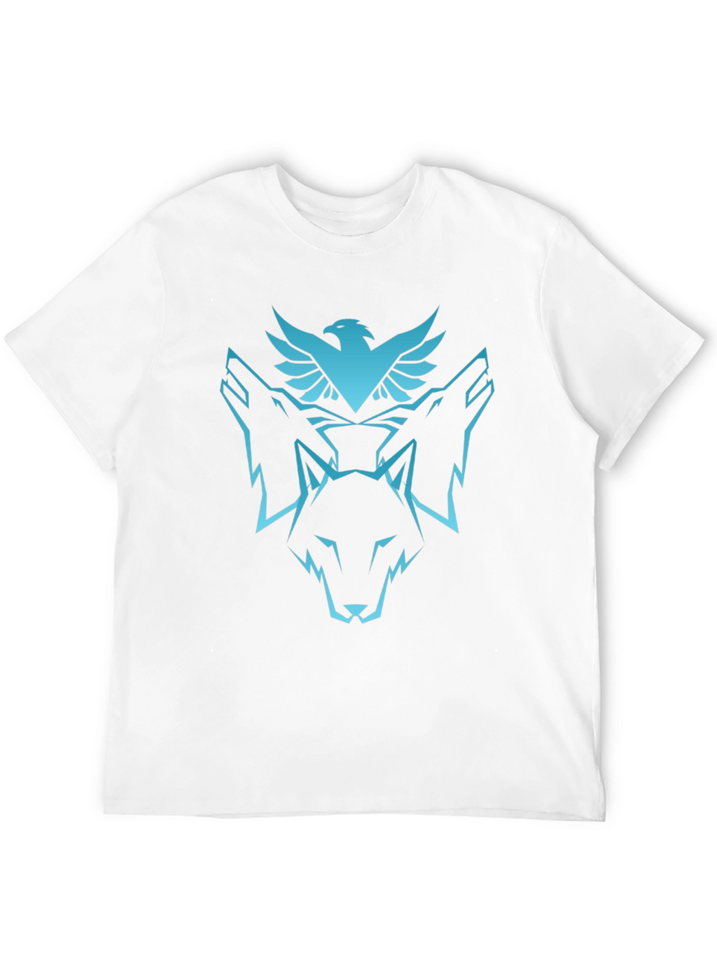 Eagle & Wolf Graphic Black T-Shirt