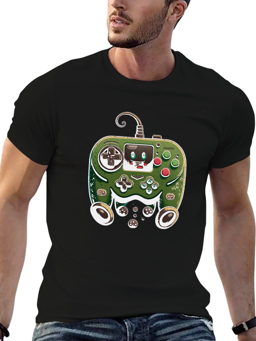 Retro Gaming T-Shirt: Controller Creature