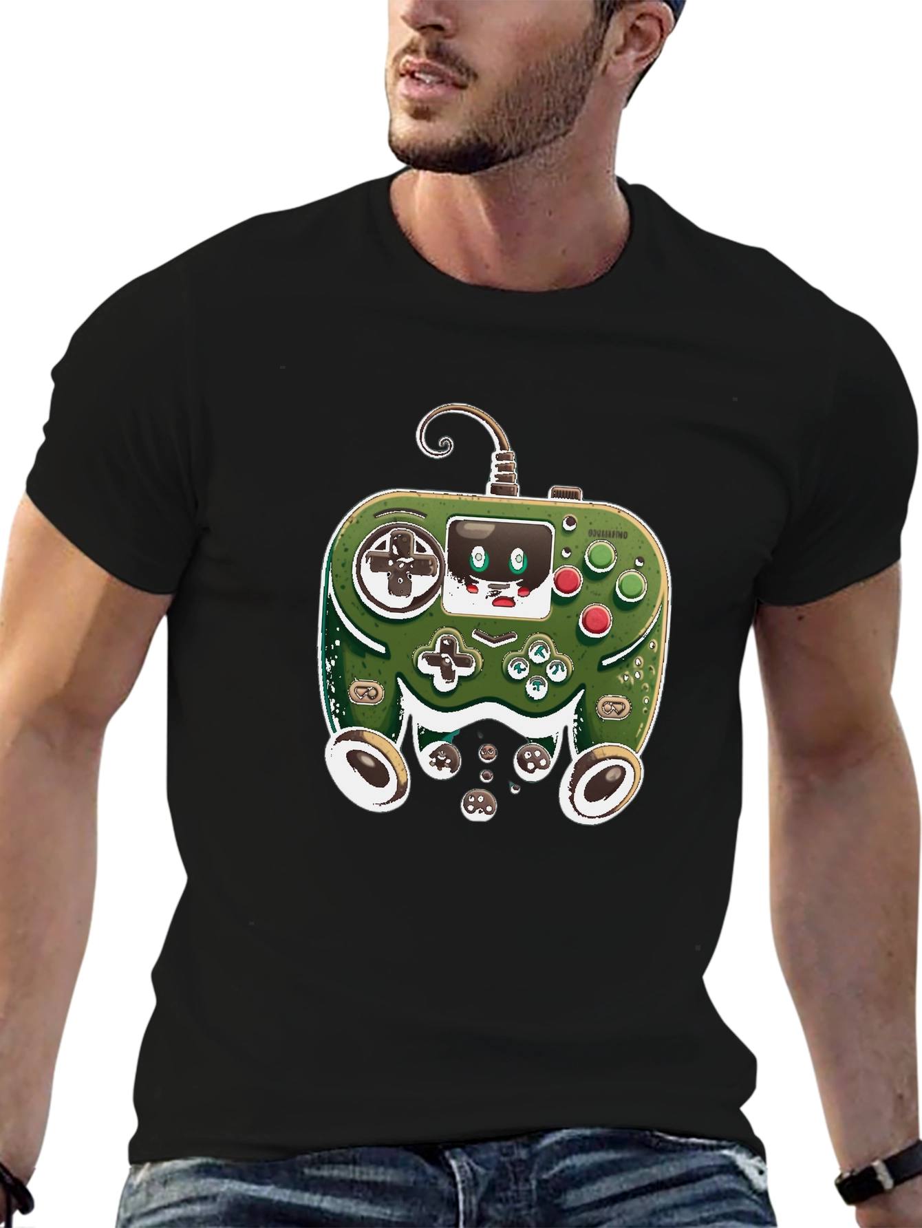 Retro Gaming T-Shirt: Controller Creature