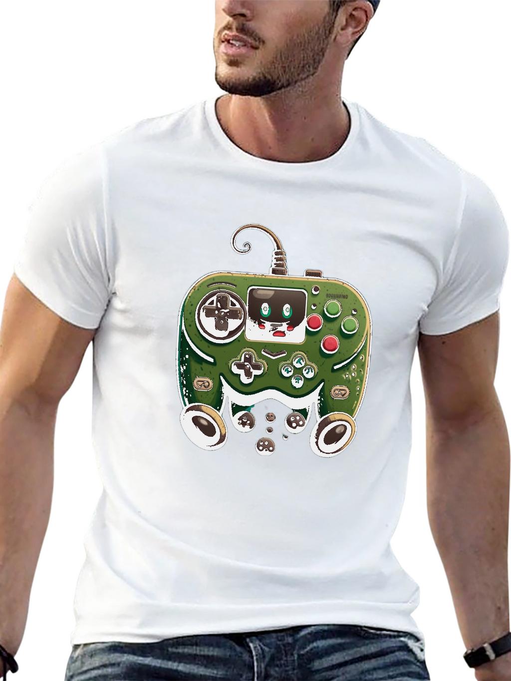 Retro Gaming T-Shirt: Controller Creature