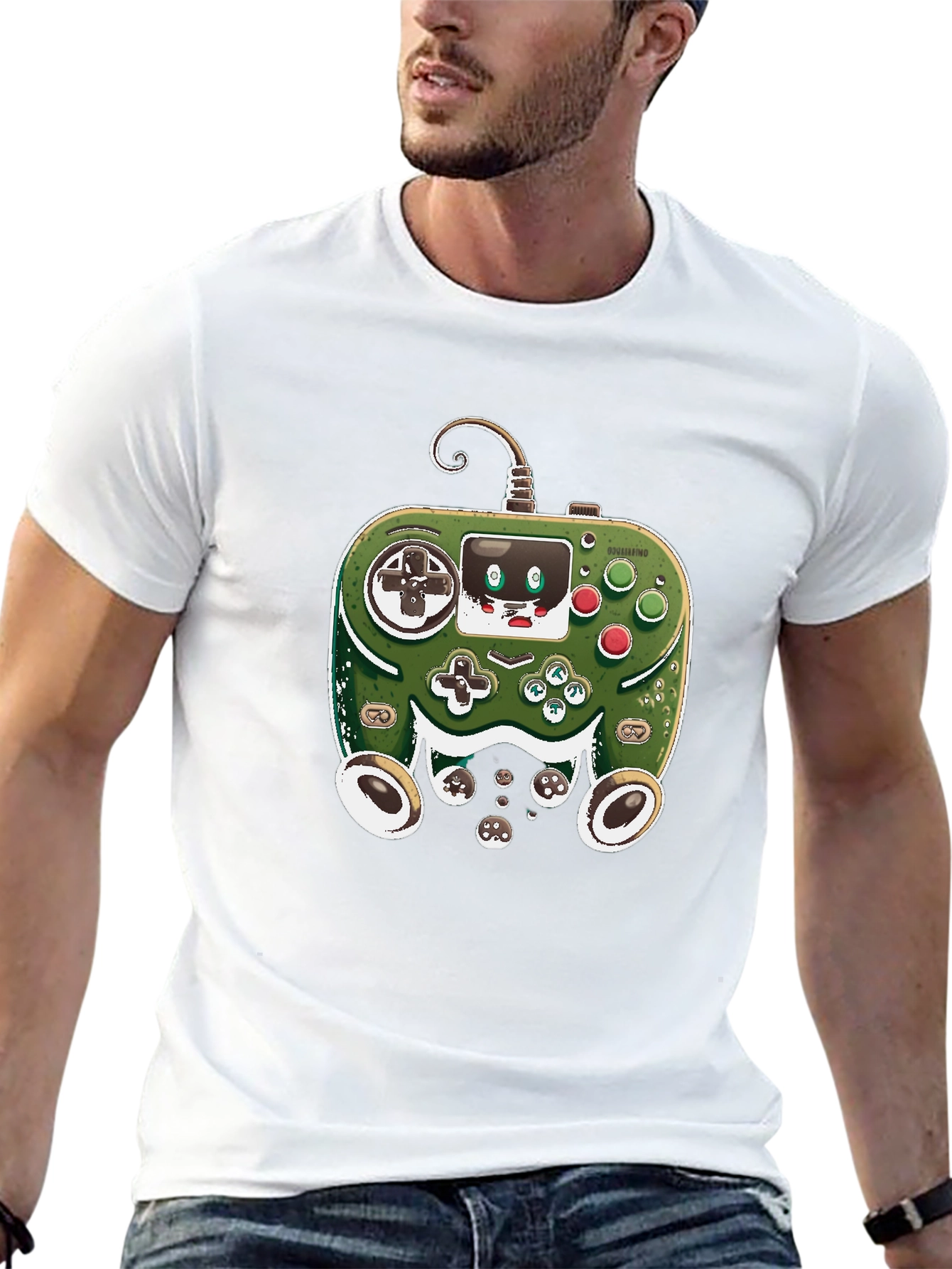 Retro Gaming T-Shirt: Controller Creature