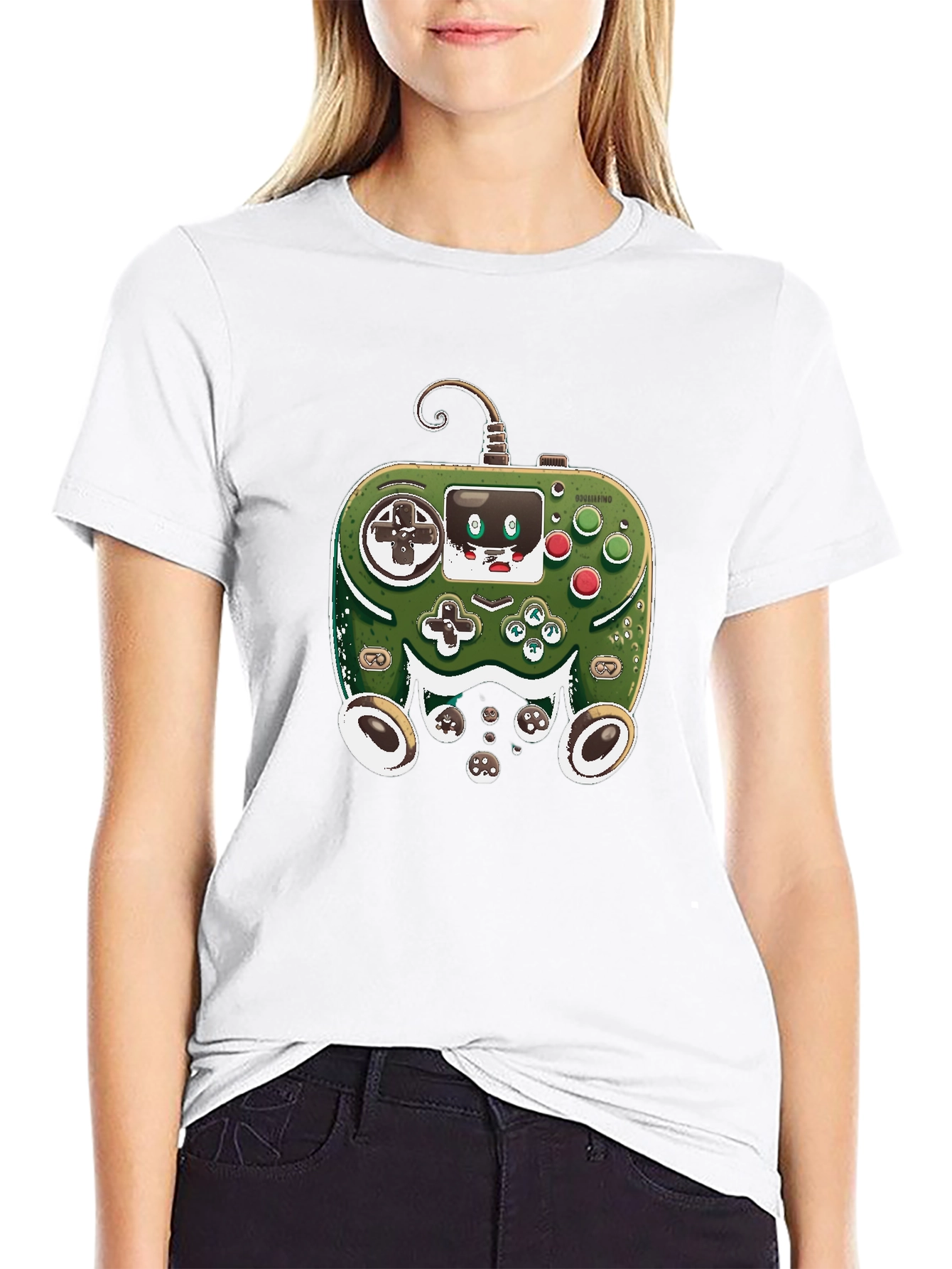Retro Gaming T-Shirt: Controller Creature