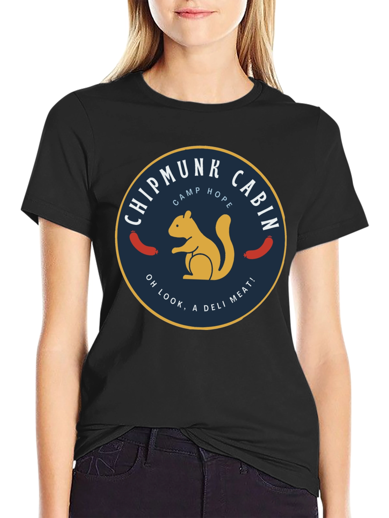 Chipmunk Cabin Camp Hope T-Shirt