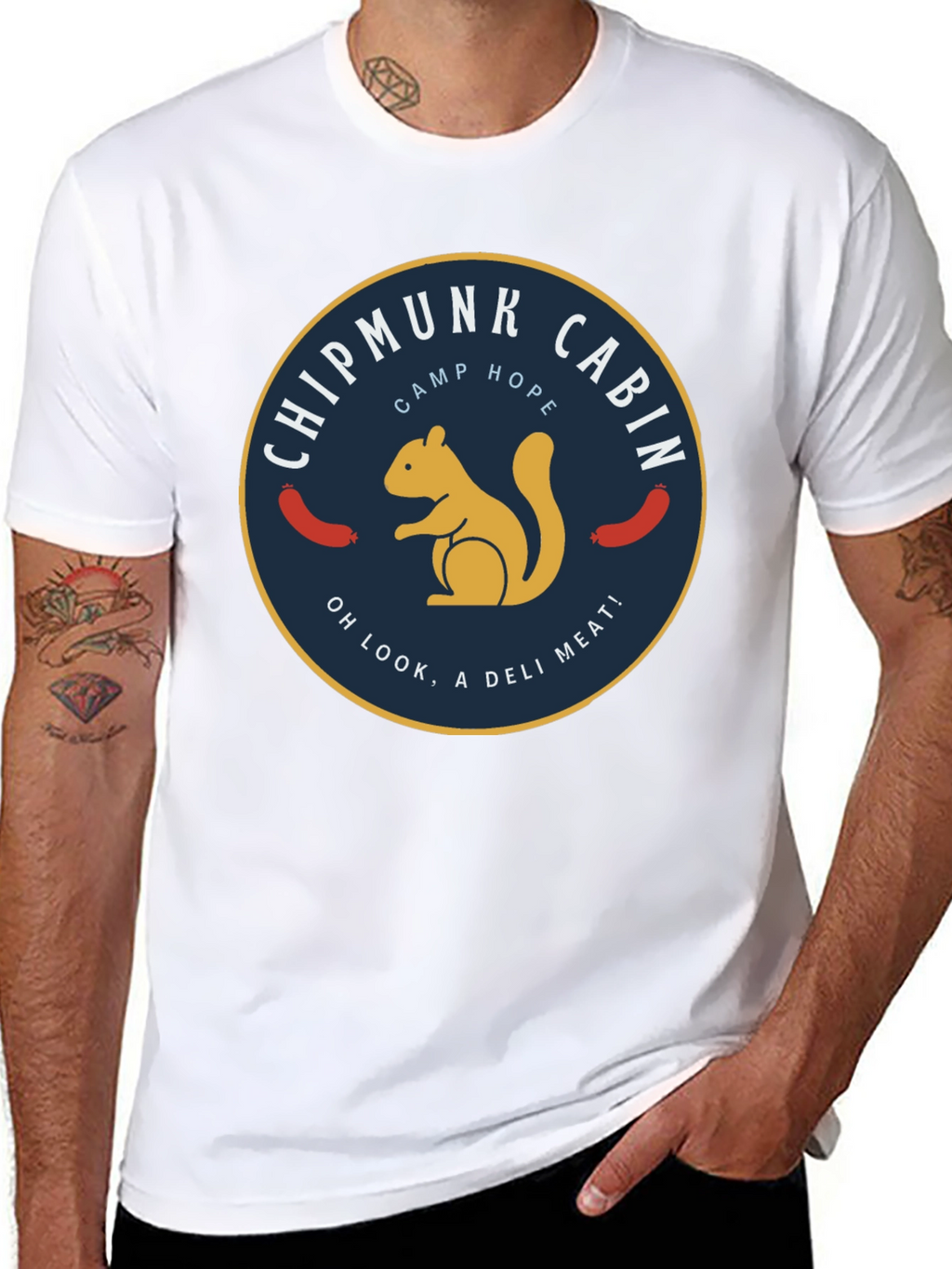 Chipmunk Cabin Camp Hope T-Shirt
