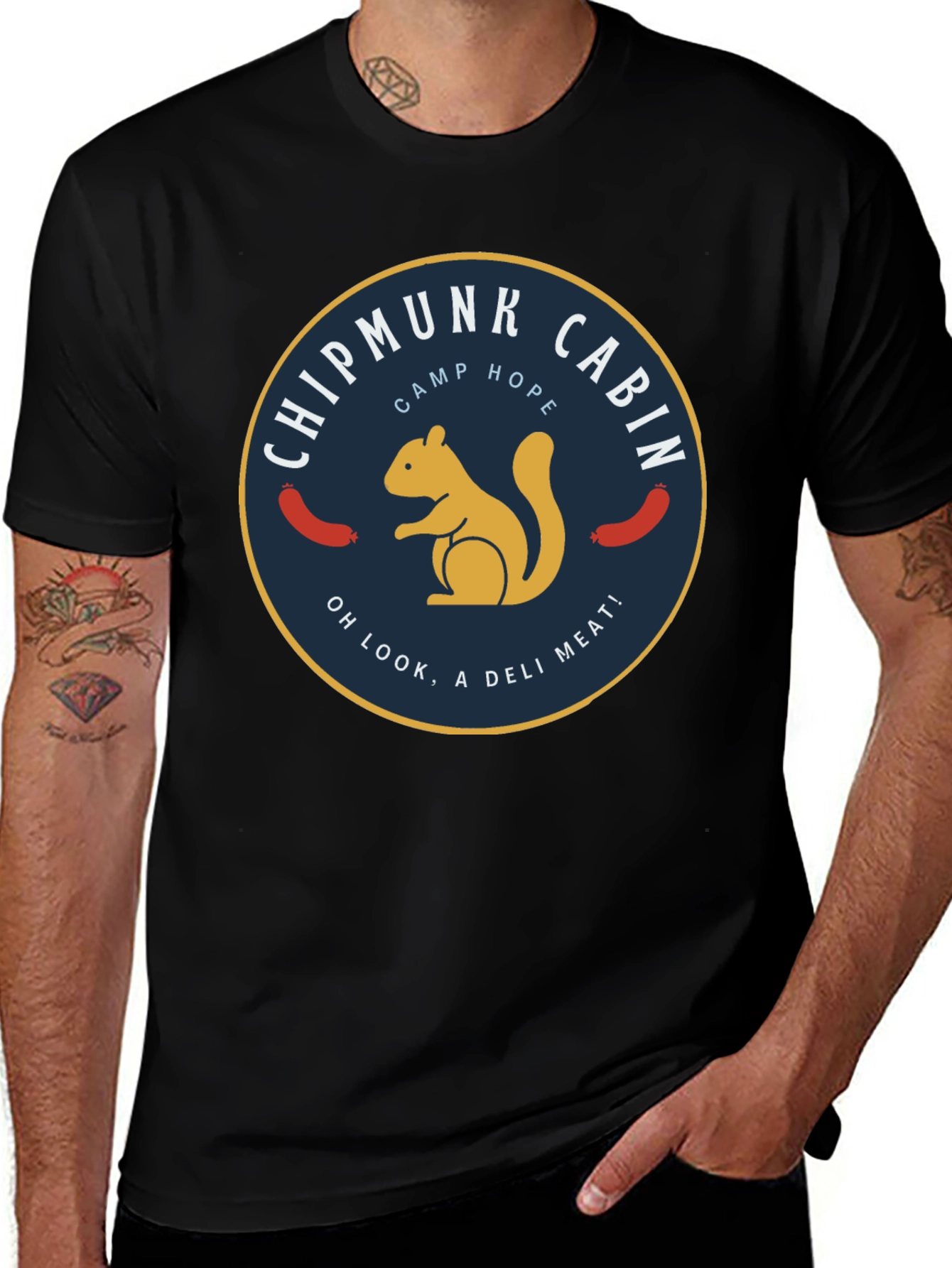 Chipmunk Cabin Camp Hope T-Shirt