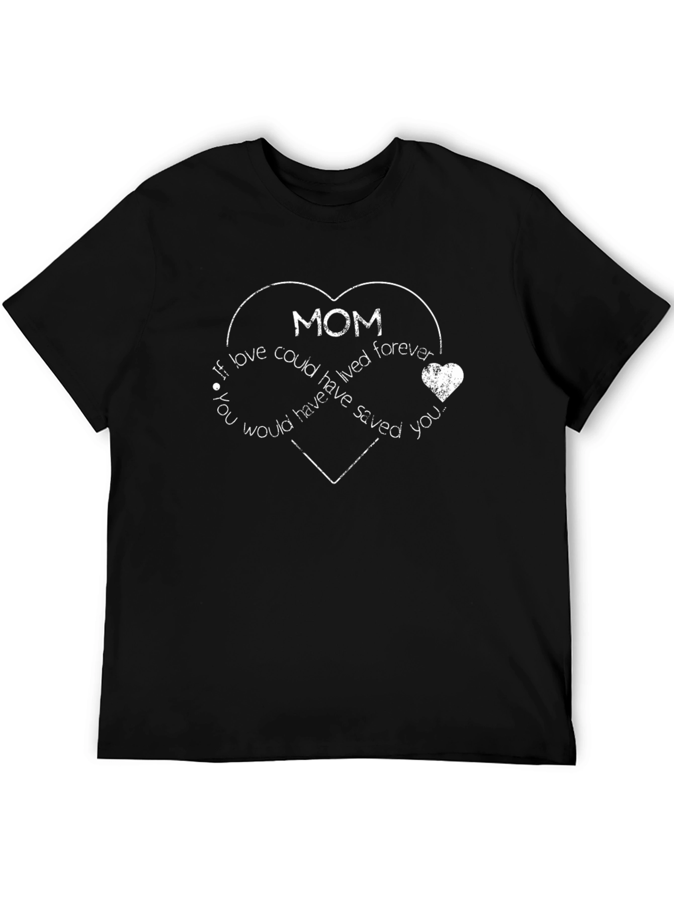Mom Memorial Heart T-Shirt - In Loving Memory