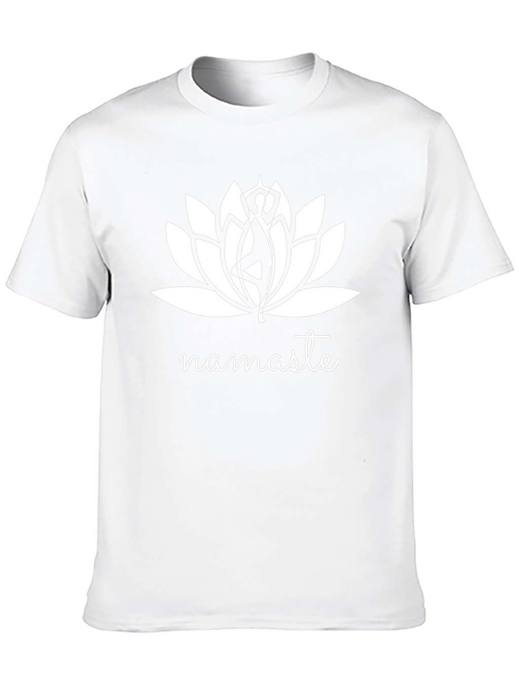 Namaste Lotus Graphic Tee - Yoga Inspired Comfort