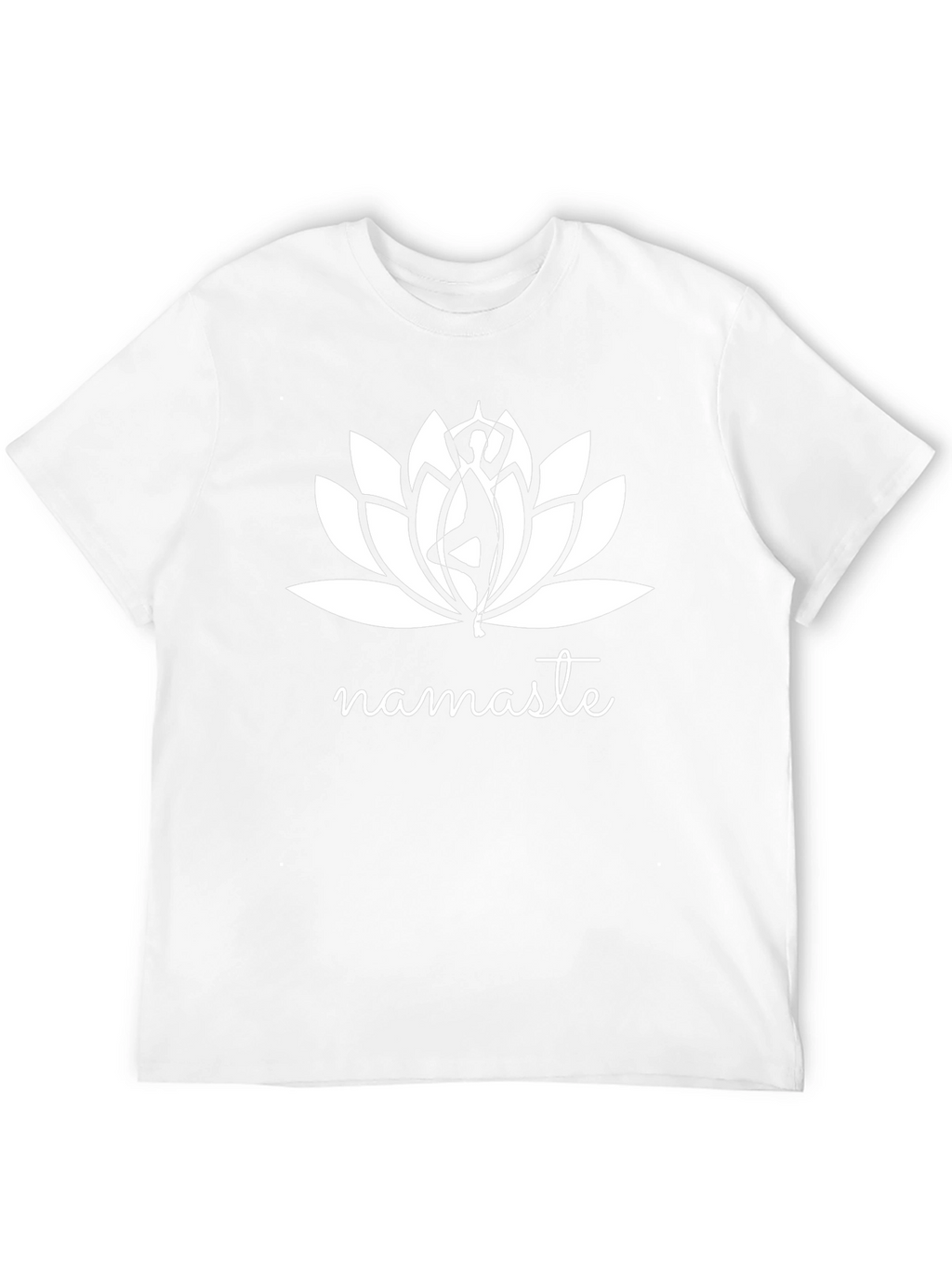 Namaste Lotus Graphic Tee - Yoga Inspired Comfort