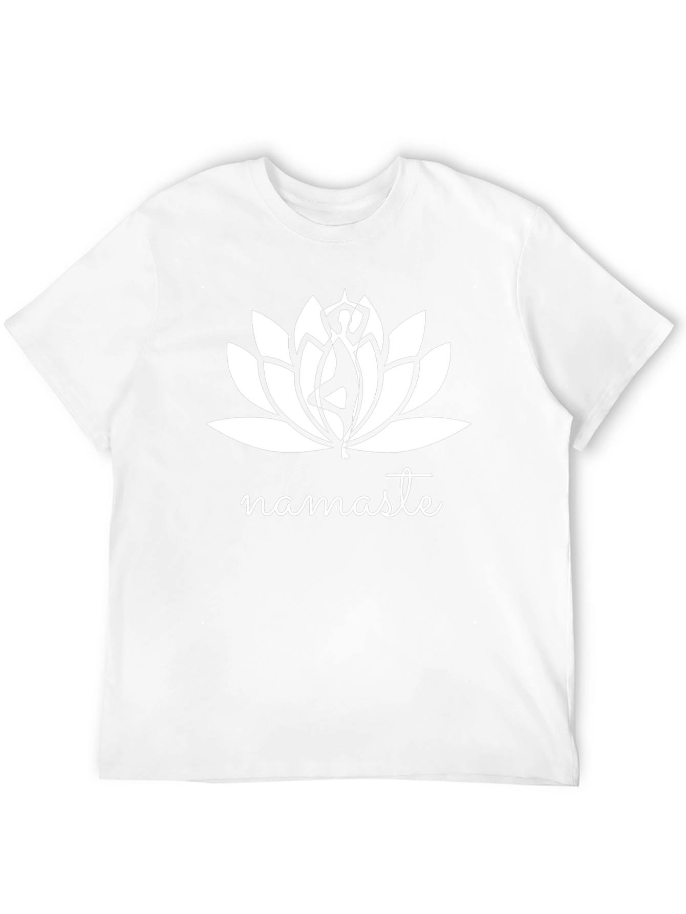 Namaste Lotus Graphic Tee - Yoga Inspired Comfort